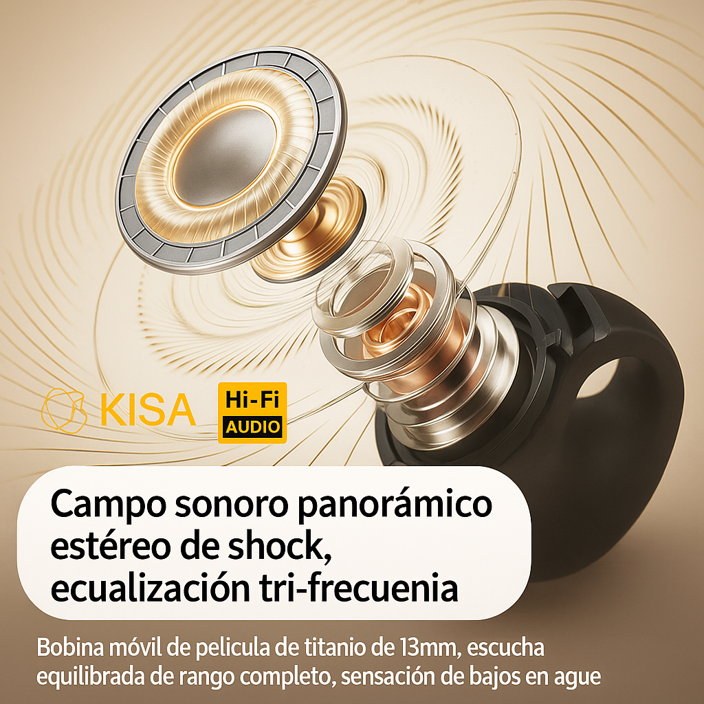 Audífonos TWS con estuche deslizante