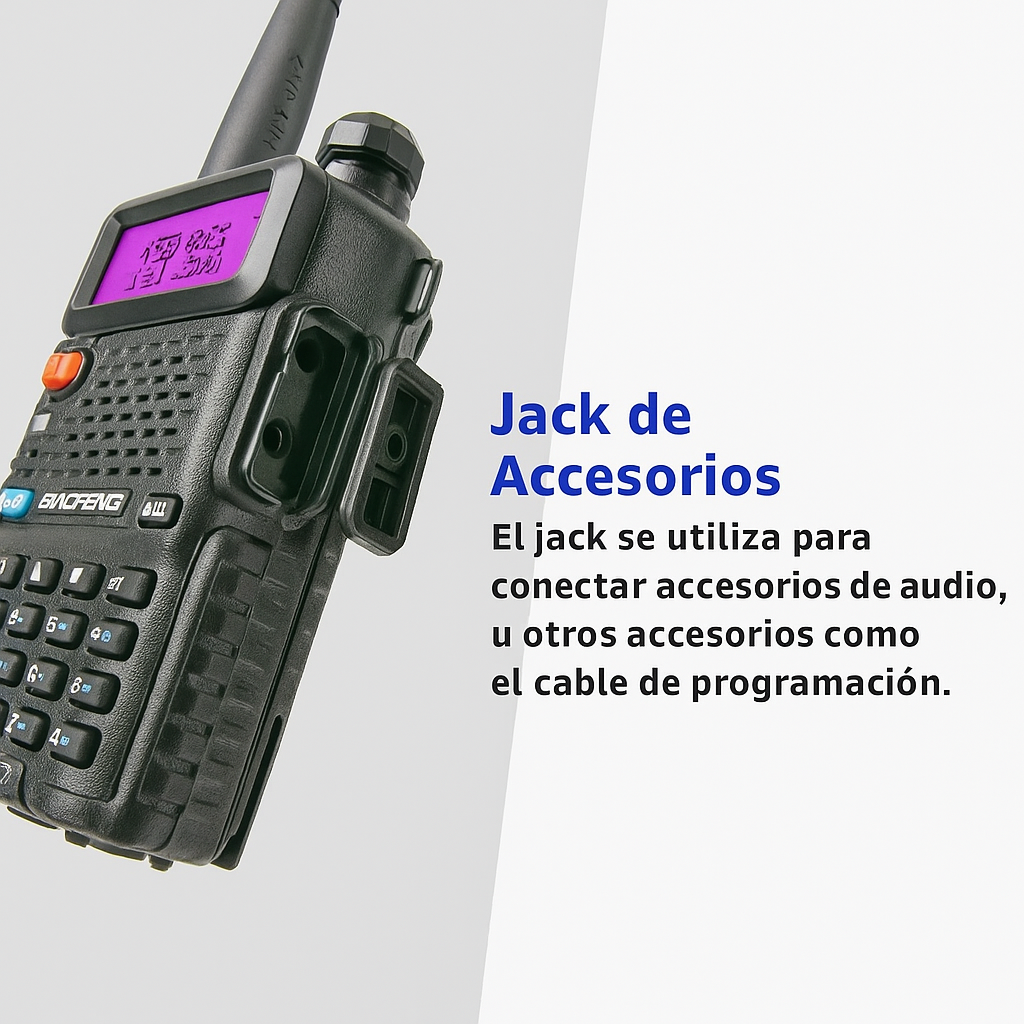 Walkie talkie de doble banda TK