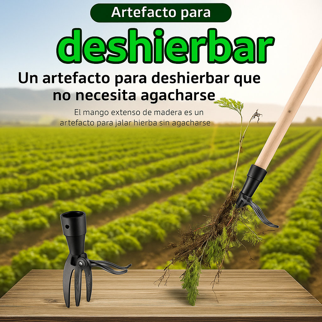 Extractor de maleza desmontable