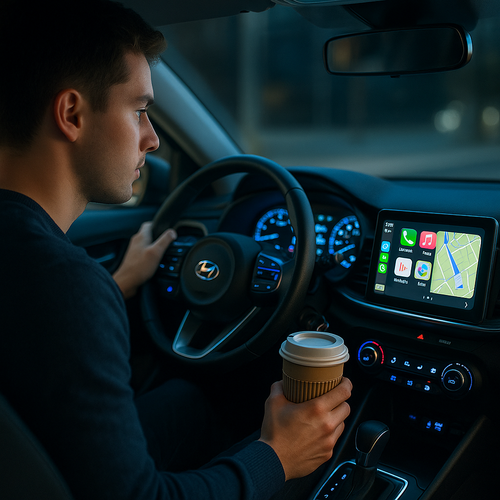 Pantalla táctil para autos