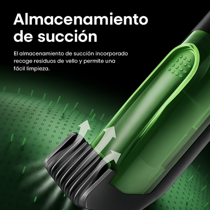 Recortadora de cabello con aspiradora