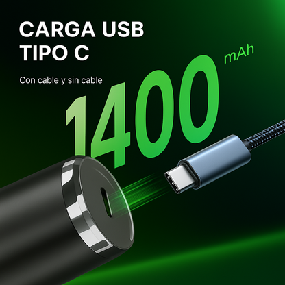 Recortadora de cabello con aspiradora TK