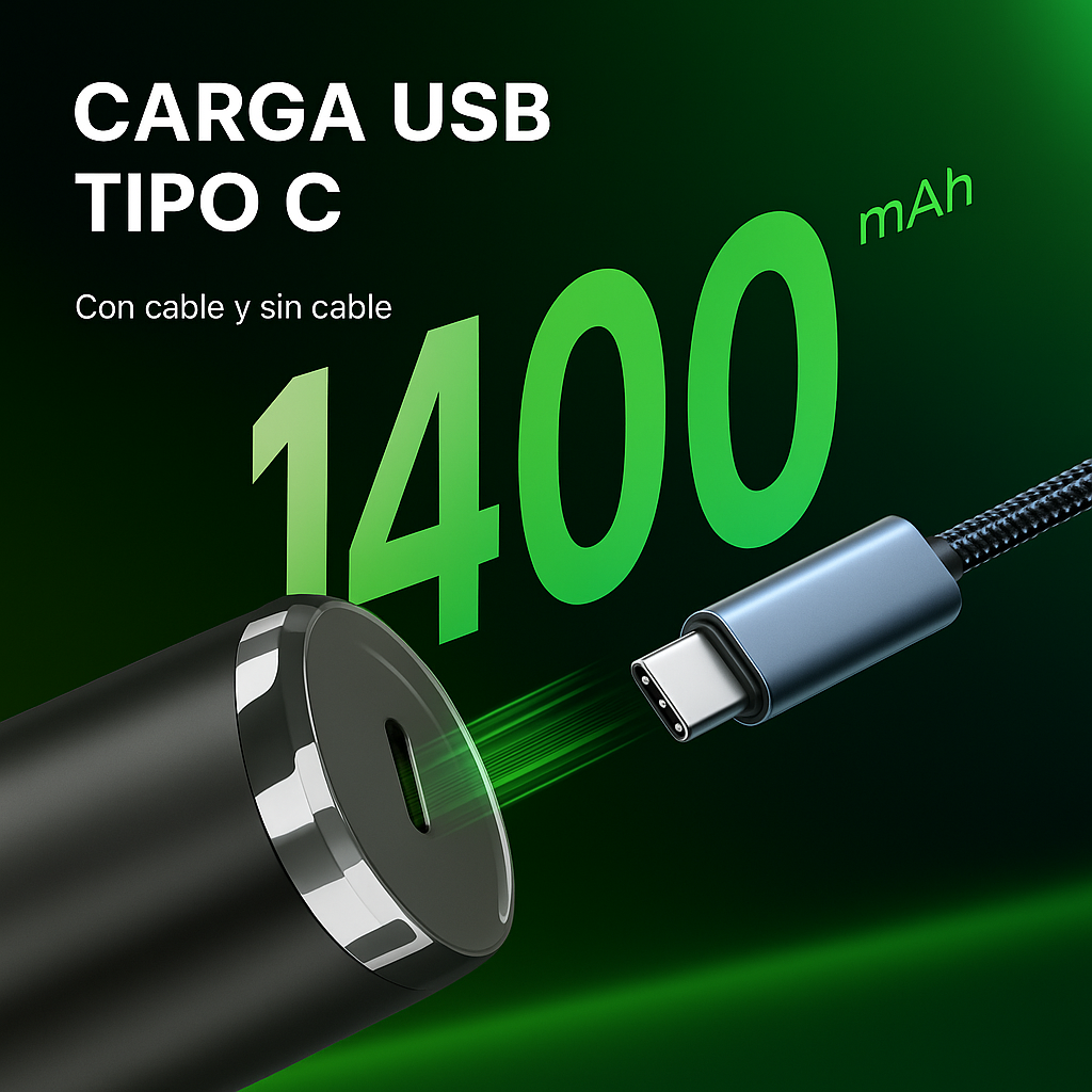 Recortadora de cabello con aspiradora