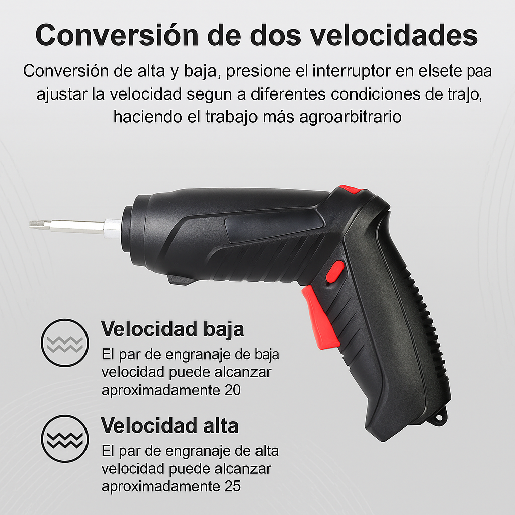 Destornillador eléctrico inalámbrico