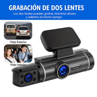 Cámara de tablero delantera y trasera