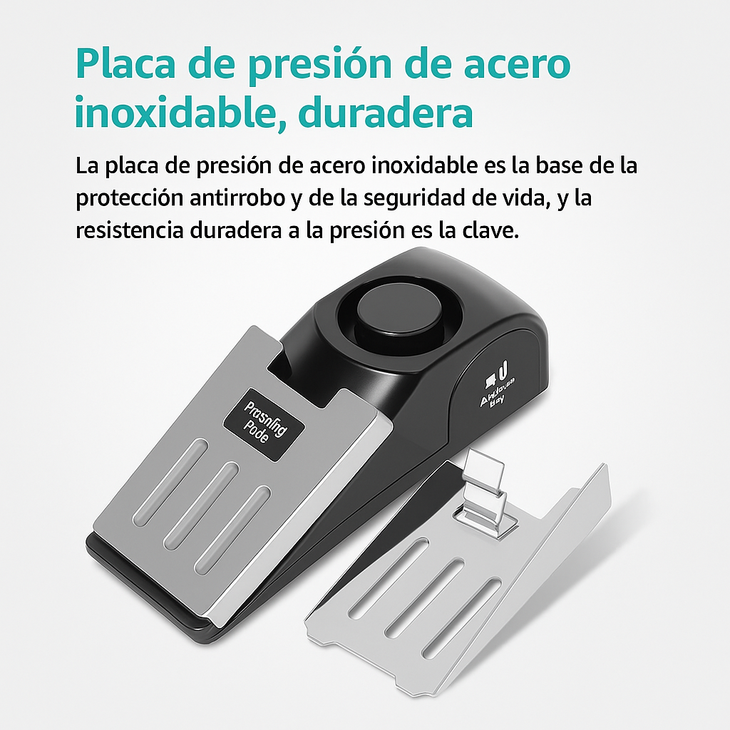 Alarma para detención de puerta