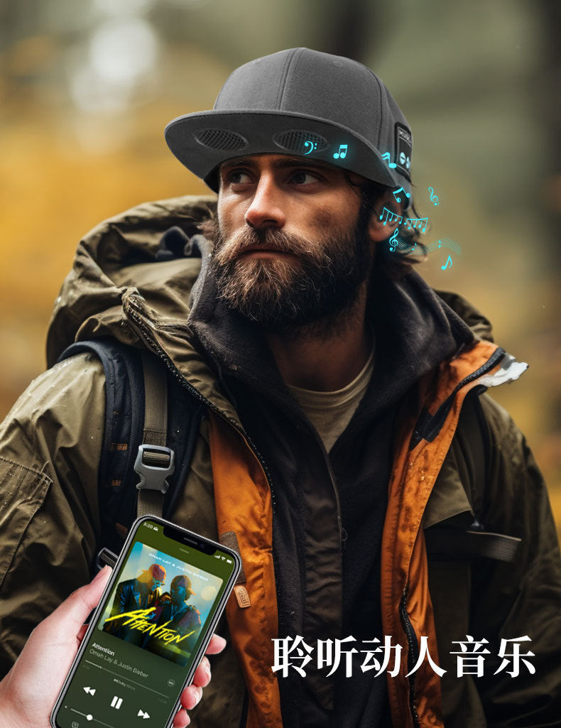 Audífonos inalámbricos tipo gorra