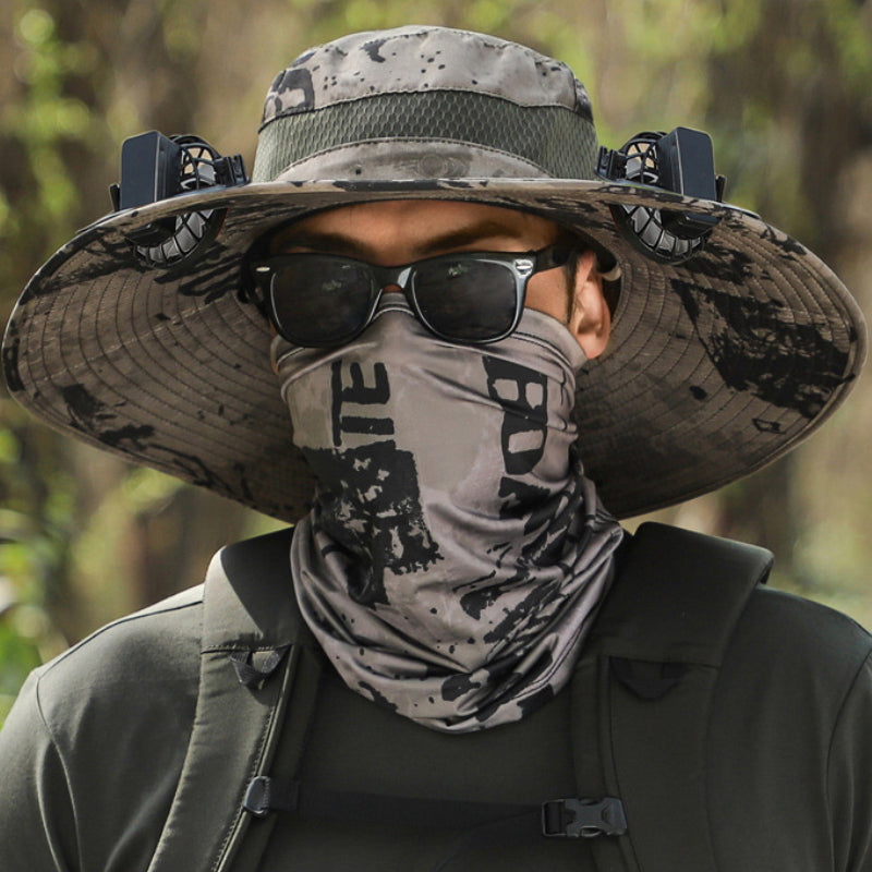 Sombrero solar recargable TK